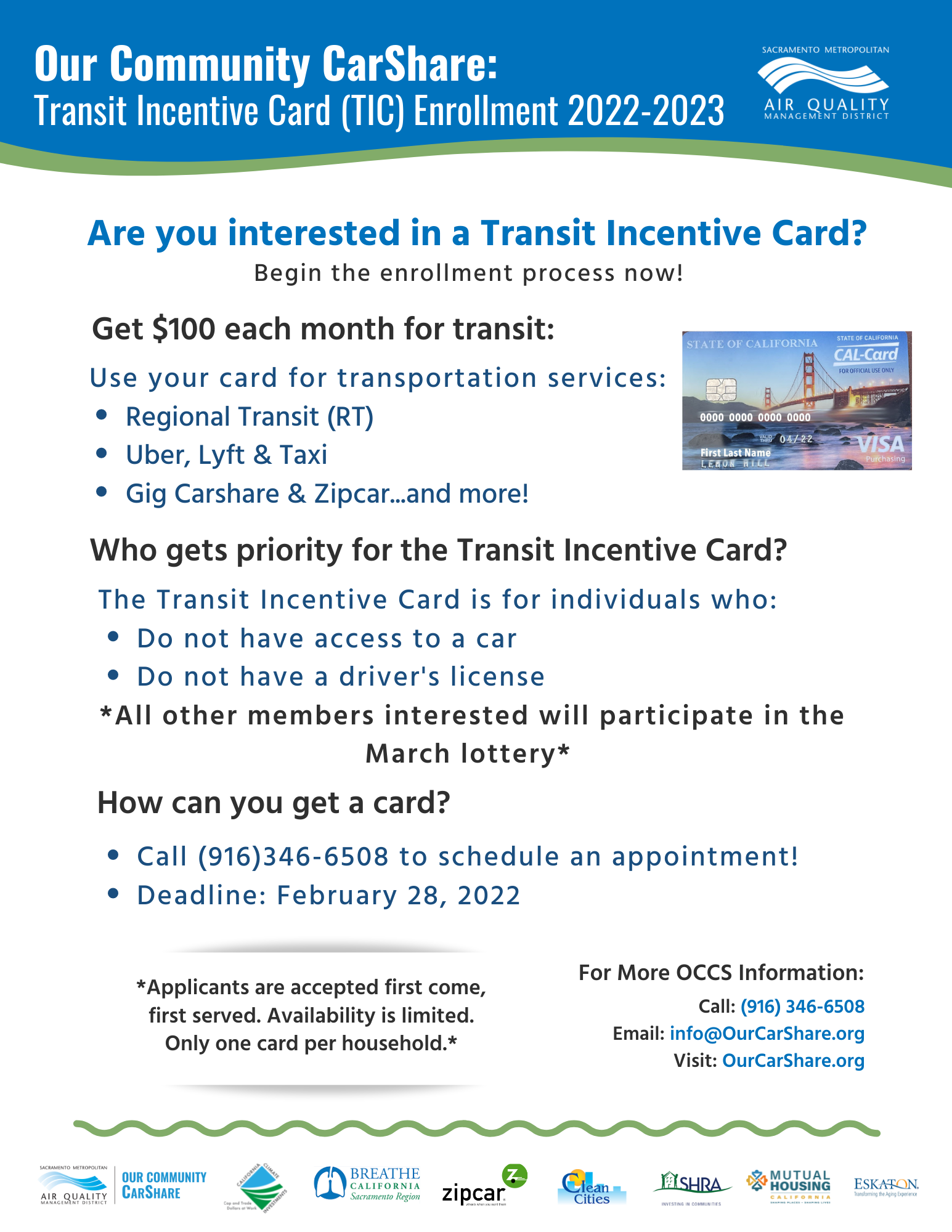 February 2022 Transit Card Announcement